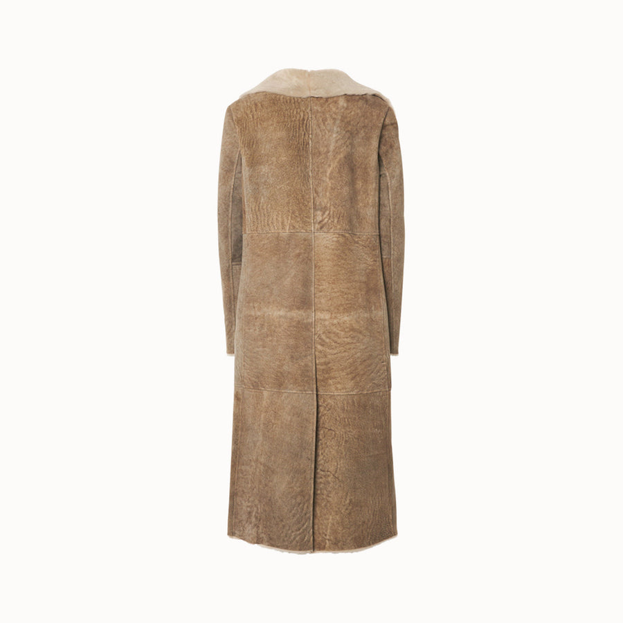 Shearling Trench Montone
