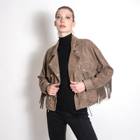 Sienna 90 Suede Blouson - Sand