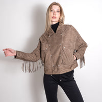 Sienna 90 Suede Blouson - Sand