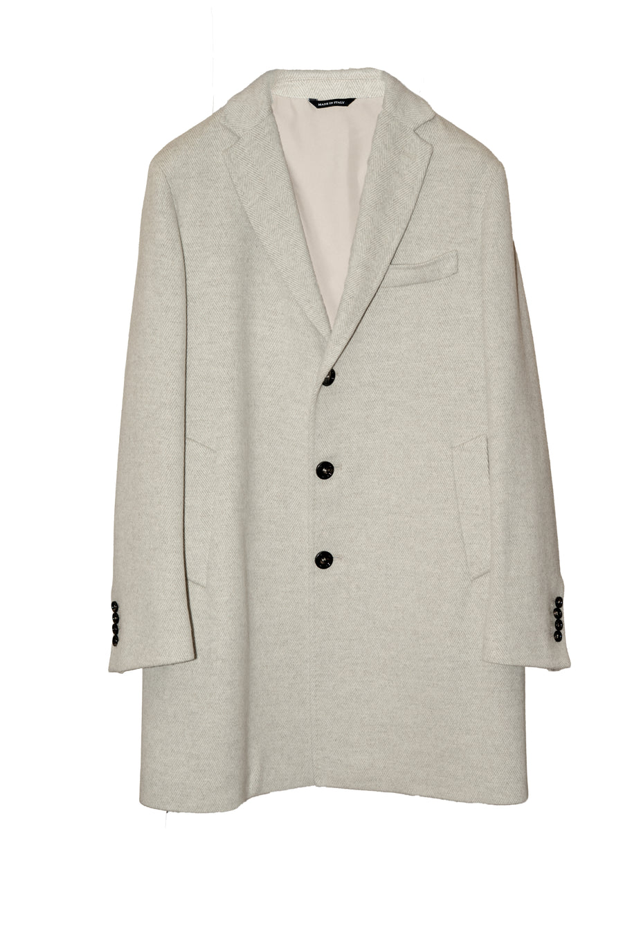 Cappottino sfoderato di Cashmere Loro Piana Color Blue Navy da Uomo