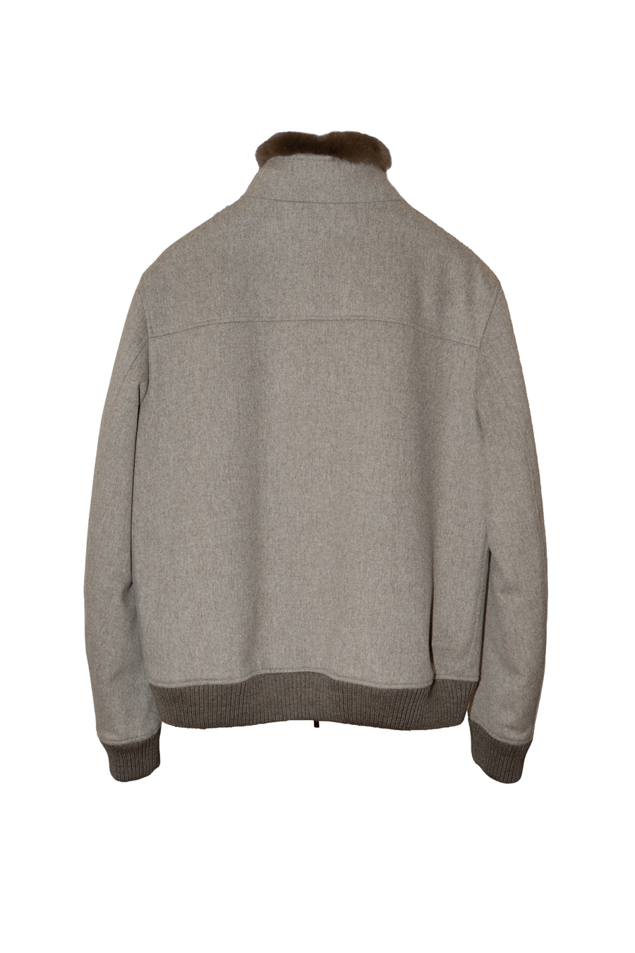 Giacca Bomber Cashmere Loro Piana Beige da Uomo