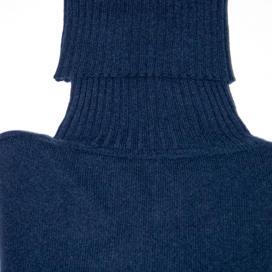 Lapeco sweater with ribbed collar and sleeves, 100% Cashmere, Women Size: One size